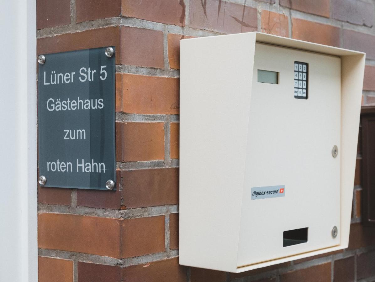 Gaestehaus Zum Roten Hahn Lüneburg Esterno foto