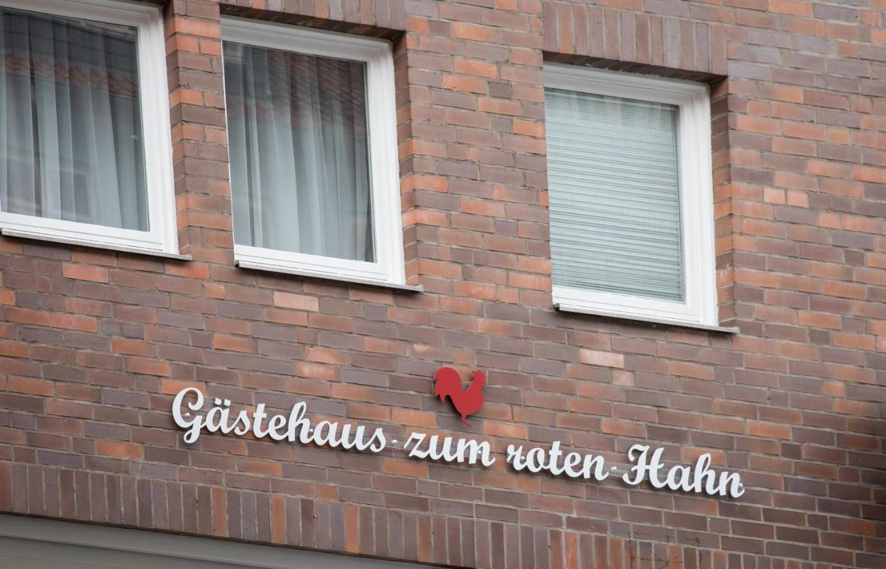 Gaestehaus Zum Roten Hahn Lüneburg Esterno foto